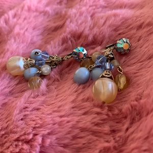 VINTAGE Beaded EARRINGS